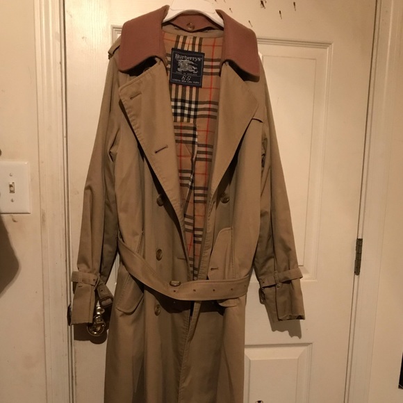 burberry trench coat size 16
